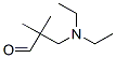 3-Diethylamino-2,2-dimethyl-propionaldehyde Structure,6343-47-1Structure