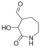 1H-azepine-4-carboxaldehyde, hexahydro-3-hydroxy-2-oxo- (9ci) Structure,63447-34-7Structure