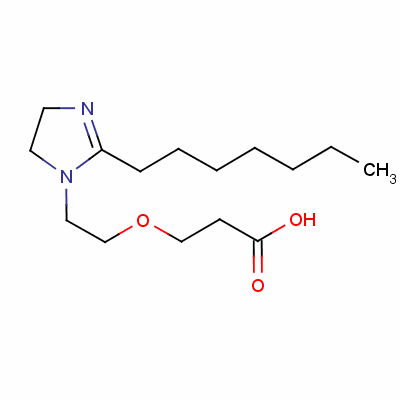 3-[2-(2-Heptyl-4,5-dihydro-1h-imidazol-1-yl)ethoxy]propionic acid Structure,63451-23-0Structure