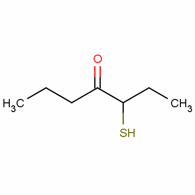 3-疏基-4-庚酮結(jié)構(gòu)式_63458-78-6結(jié)構(gòu)式