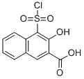 2-Hydroxy-3-carboxy-naphtalene-1-sulfonylchloride Structure,63460-69-5Structure