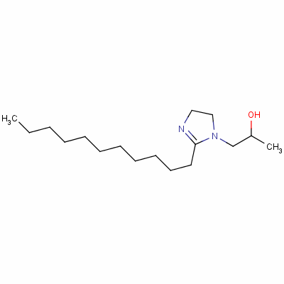 4,5-Dihydro-alpha-methyl-2-undecyl-1h-imidazole-1-ethanol Structure,63494-97-3Structure