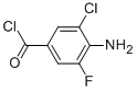 Benzoyl chloride,4-amino-3-chloro-5-fluoro-(9ci) Structure,63498-19-1Structure