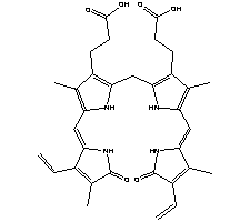 膽紅素結(jié)構(gòu)式_635-65-4結(jié)構(gòu)式