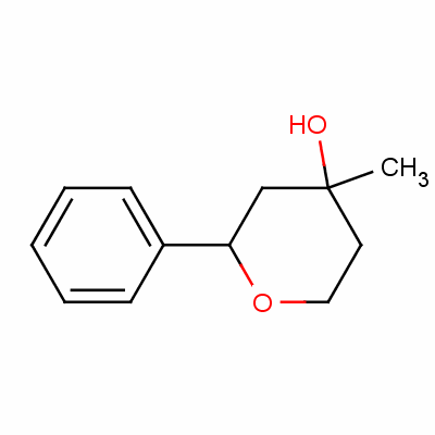 Tetrahydro-4-methyl-2-phenyl-2h-pyran-4-ol Structure,63500-72-1Structure