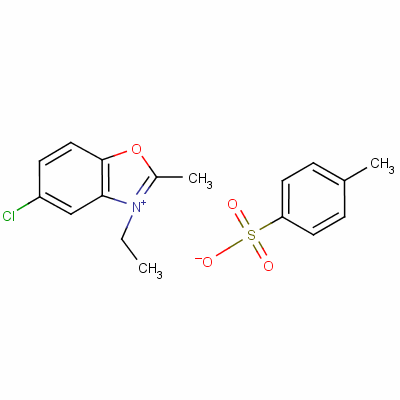 5-Chloro-3-ethyl-2-methylbenzoxazolium p-toluenesulphonate Structure,63512-20-9Structure