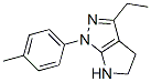 Pyrrolo[2,3-c]pyrazole, 3-ethyl-1,4,5,6-tetrahydro-1-(4-methylphenyl)- (9ci) Structure,635285-88-0Structure