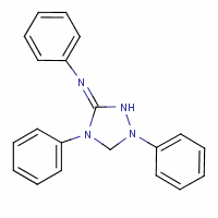 4,5-Dihydro-n,1,4-triphenyl-(1h)-1,2,4-triazin-3-amine Structure,63549-51-9Structure