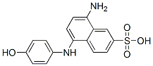 8-Amino-5-[(4-hydroxyphenyl)amino]-2-naphthalenesulfonic acid Structure,6357-75-1Structure