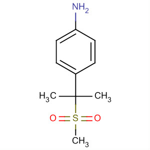 4-[1-Methyl-1-(methylsulfonyl)ethyl]benzenamine Structure,635702-63-5Structure