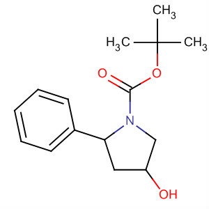 (2S,4S)-4-羥基-2-苯基吡咯烷-1-羧酸叔丁酯結(jié)構(gòu)式_635724-45-7結(jié)構(gòu)式