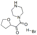 N-(Tetrahydro-2-furoylcarbonyl)piperazine hydrobromide Structure,63590-62-5Structure