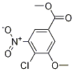 Methyl 4-chloro-3-methoxy-5-nitrobenzenecarboxylate Structure,63603-09-8Structure