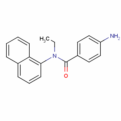 4-Amino-N-ethyl-N-(1-naphthyl)benzamide Structure,6361-29-1Structure