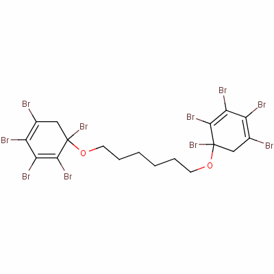 1,1’-[Hexamethylenebis(oxy)]bis[pentabromobenzene] Structure,63618-49-5Structure