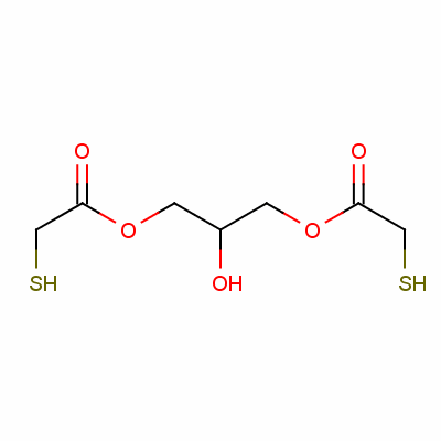 2-Hydroxy-1,3-propanediyl bis(mercaptoacetate) Structure,63657-12-5Structure