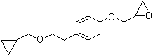 1-[4-(2-Hydroxyethyl)phenoxy]-2,3-epoxypropane Structure,63659-17-6Structure