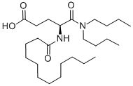 月桂酰-L-谷氨酸-α,γ-二丁基胺結(jié)構(gòu)式_63663-21-8結(jié)構(gòu)式