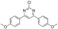 2-Chloro-4,6-bis(4-methoxyphenyl)pyrimidine Structure,63673-72-3Structure