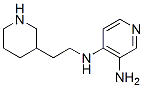 3-Amino-4-[2-(3-piperidinyl)ethylamino]pyridine Structure,63680-98-8Structure