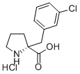 (R)-alpha-(3-chlorobenzyl)-proline-hcl Structure,637020-80-5Structure