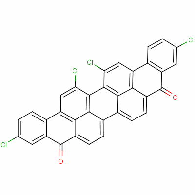 3,12,16,17-Tetrachloroviolanthrene-5,10-dione Structure,6373-20-2Structure