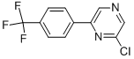 2-Chloro-6-(4-(trifluoromethyl)phenyl)pyrazine Structure,637352-84-2Structure