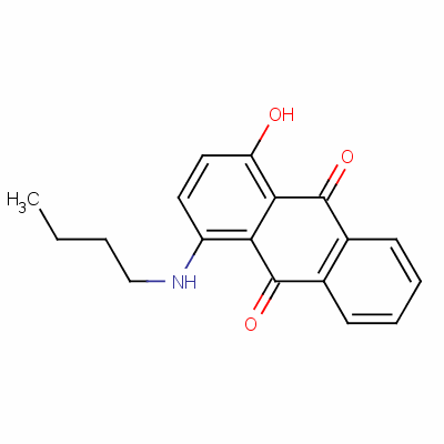 1-(Butylamino)-4-hydroxyanthraquinone Structure,63768-01-4Structure