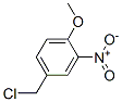 Benzene, 4-(chloromethyl)-1-methoxy-2-nitro- Structure,6378-19-4Structure