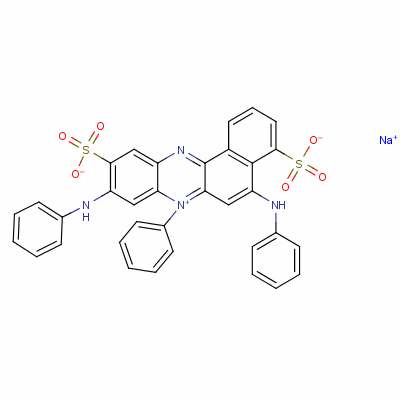 7-苯基-5,9-二(苯氨基)-4,10-二磺基苯并[A]吩嗪內(nèi)翁鹽,單鈉鹽結(jié)構(gòu)式_6378-88-7結(jié)構(gòu)式