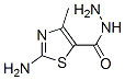 2-Amino-4-methyl-1,3-thiazole-5-carbohydrazide Structure,63788-59-0Structure