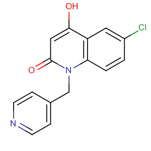 6-Chloro-4-hydroxy-1-pyridin-4-ylmethyl-1h-quinolin-2-one Structure,638191-92-1Structure