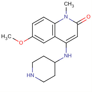 6-Methoxy-1-methyl-4-(piperidin-4-ylamino)-1h-quinolin-2-one Structure,638192-16-2Structure