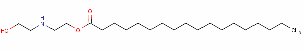 2-[(2-Hydroxyethyl)amino]ethyl stearate Structure,63833-80-7Structure