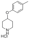 4-(4-Methylphenoxy)piperidine hydrochloride Structure,63843-49-2Structure