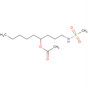 N-[4-(acetyloxy)nonyl]methanesulfonamide Structure,63857-26-1Structure