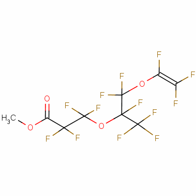 Methyl perfluoro(5-methyl-4,7-dioxanon-8-enoate) Structure,63863-43-4Structure