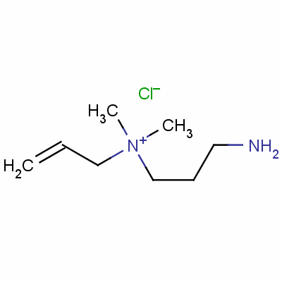 Allyl (3-aminopropyl)dimethylammonium chloride Structure,63870-26-8Structure