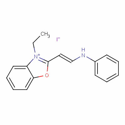 2-(Beta-anilino)vinyl-3-ethyl Benzoxazolium iodide Structure,63870-30-4Structure