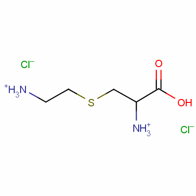 S-(2-氨基乙基)-l-半胱氨酸雙鹽酸鹽結(jié)構(gòu)式_63905-31-7結(jié)構(gòu)式