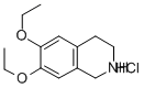 6,7-Diethoxy-1-methyl-1,2,3,4-tetrahydroisoquinoline hydrochloride Structure,63905-65-7Structure