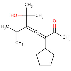 3-Cyclopentyl-6-hydroxy-6-methyl-5-isopropyl-3,4-heptadien-2-one Structure,63922-48-5Structure