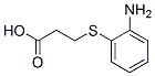 3-(2-Aminophenylthio)propanoic acid Structure,63928-26-7Structure