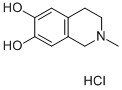 2-Methyl-1,2,3,4-tetrahydro-6,7-isoquinolinediolhydrochloride Structure,63937-92-8Structure