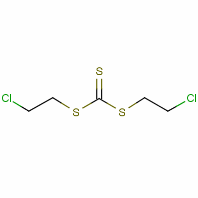 Trithiocarbonic acid bis(2-chloroethyl) ester Structure,63938-92-1Structure