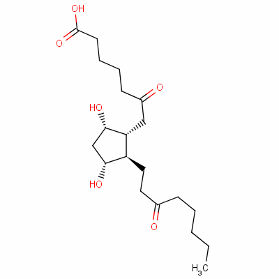 (9Alpha,11alpha)-9,11-dihydroxy-6,15-dioxo-prostan-1-oic acid Structure,63983-53-9Structure