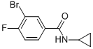 N-cyclopropyl-3-bromo-4-fluorobenzamide Structure,639858-63-2Structure