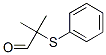 2-Methyl-2-(phenylsulfanyl)propanalStructure,63996-66-7Structure 2-Methyl-2-(phenylsulfanyl)propanal Structure,63996-66-7Structure
