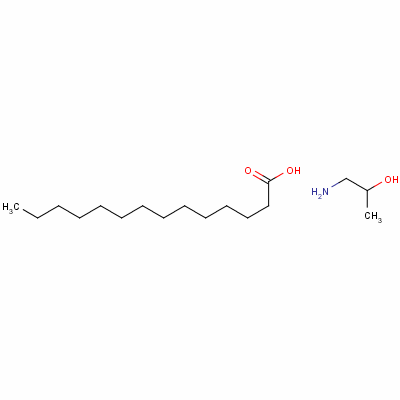 (2-Hydroxypropyl)ammonium myristate Structure,64012-06-2Structure