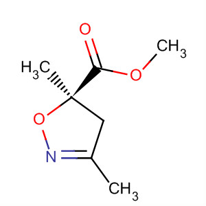 (R)-4,5-dihydro-3,5-dimethyl-5-isoxazolecarboxylic acid methyl ester Structure,64018-41-3Structure